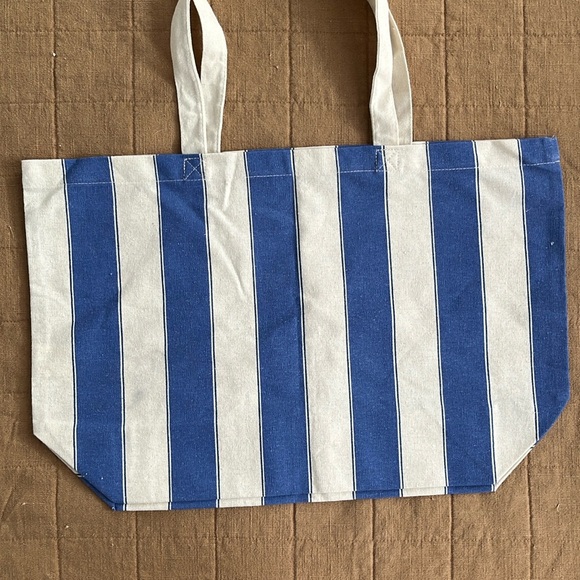 Sezane Striped Tote Bag - Picture 2 of 11